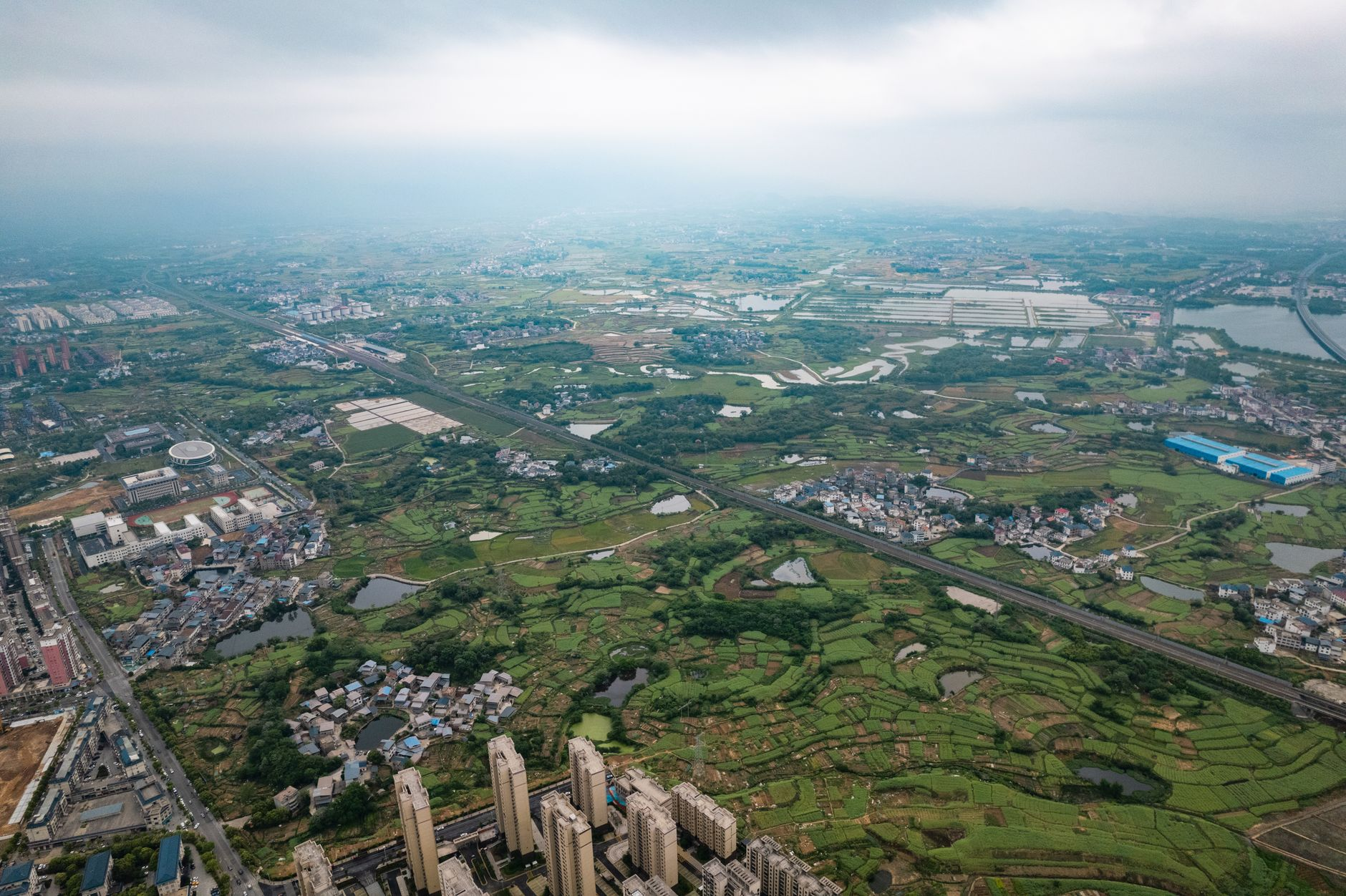 China landscape land use change