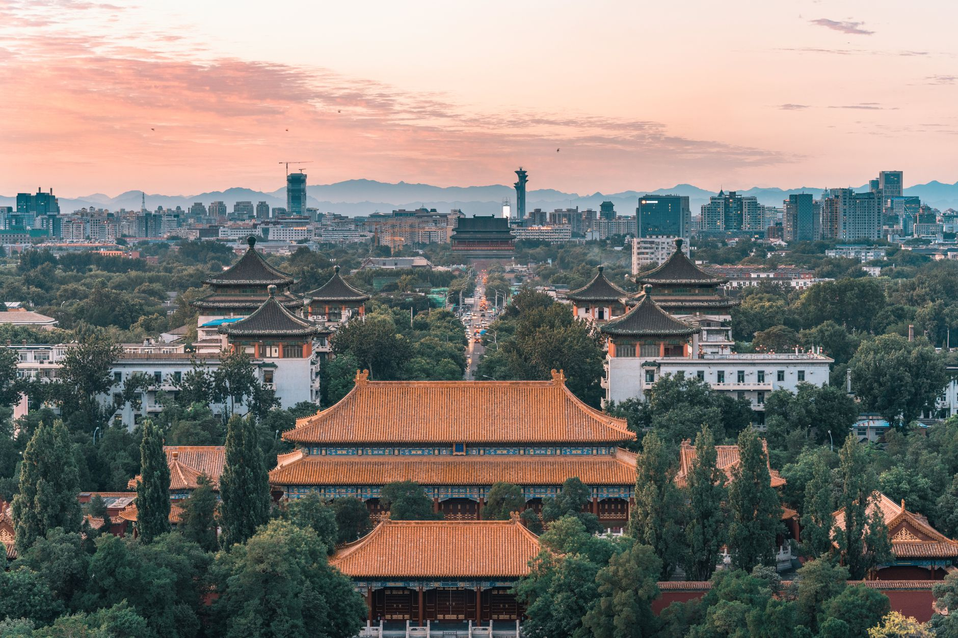 Beijing historic axis urban landscape
